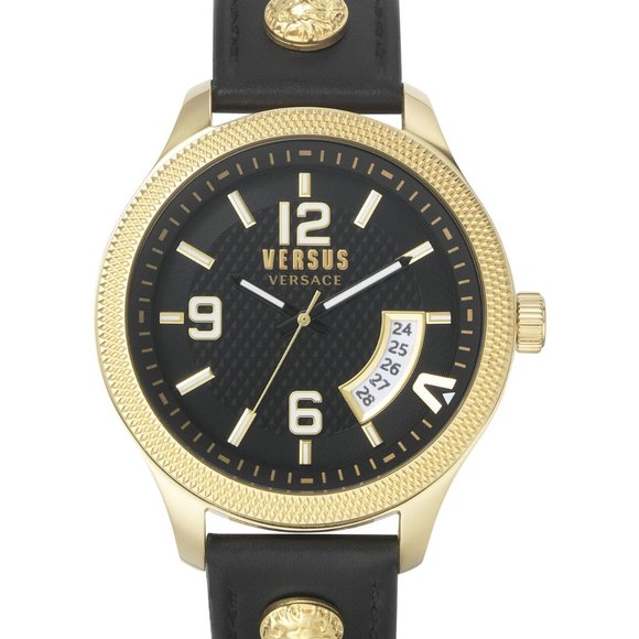Sale! Versace Black Versus 44m Watch